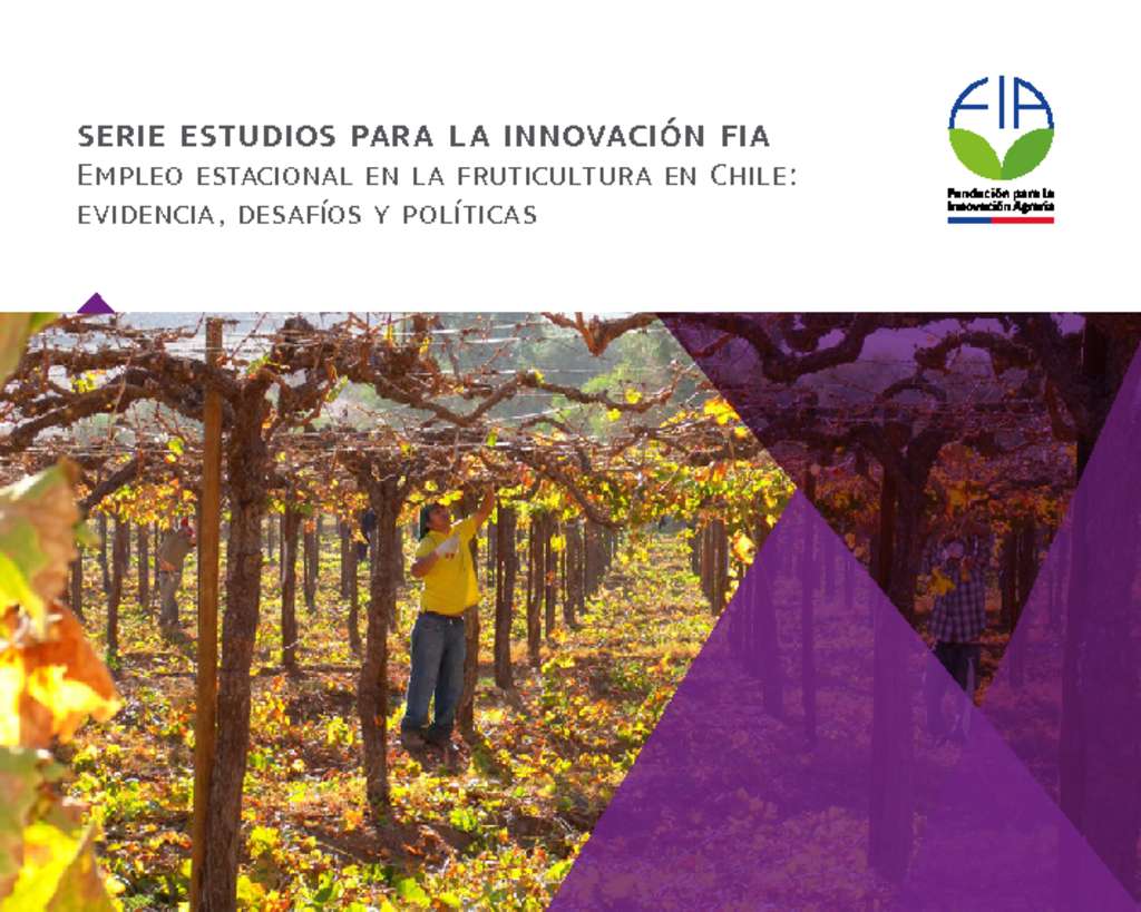 thumbnail of Empleo estacional en la fruticultura en Chile