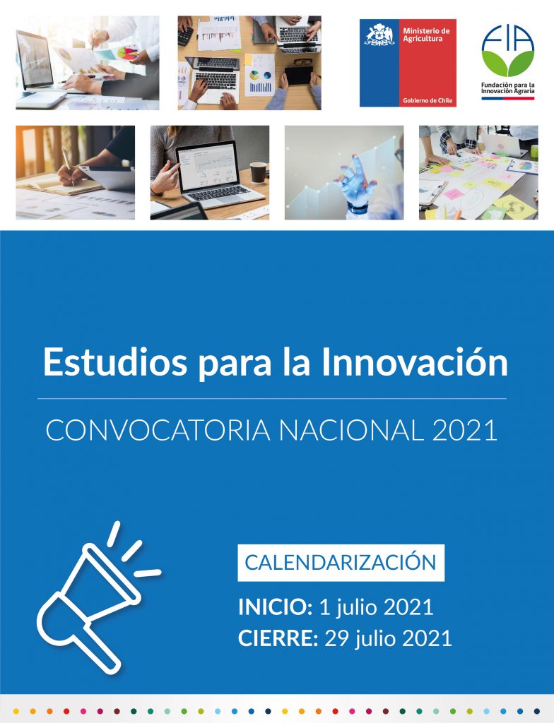 Convocatoria Nacional Estudios para la Innovación 2021