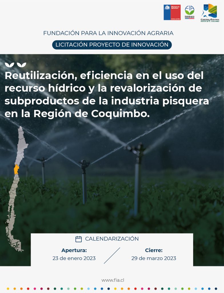 Reutilización, eficiencia en el uso del recurso hídrico y la revalorización de subproductos de la industria pisquera en la Región de Coquimbo.