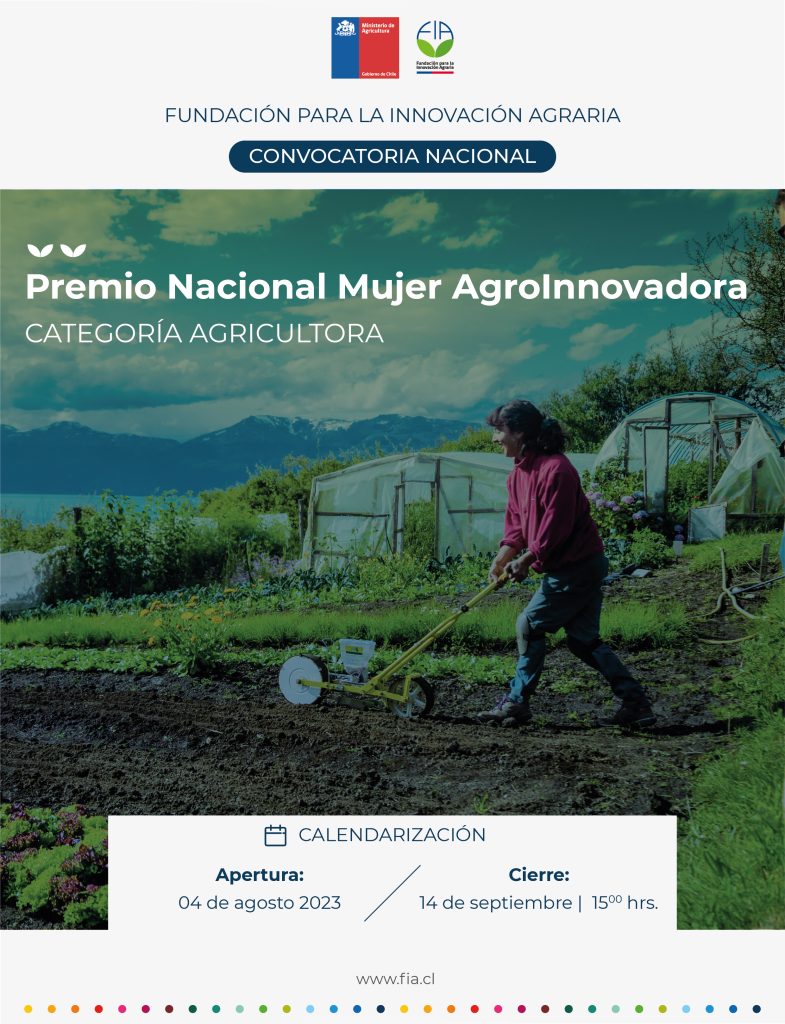 Premio Nacional Mujer AgroInnovadora. Categoría Agricultora