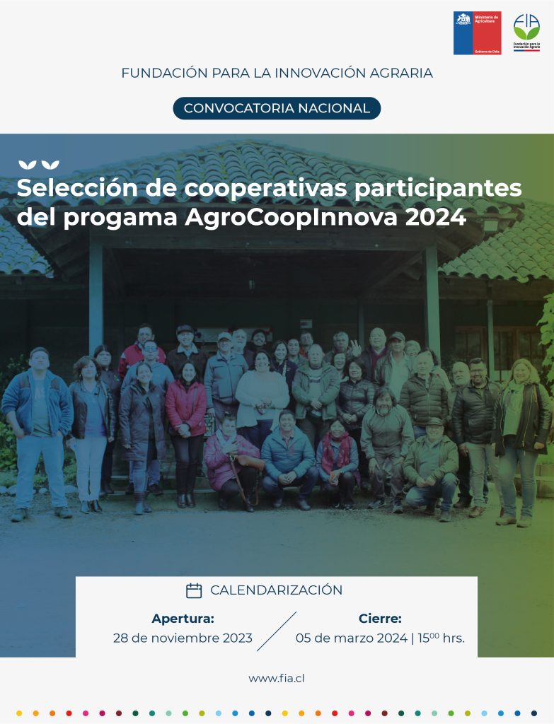 Selección de cooperativas participantes del programa AgroCoopInnova 2024.