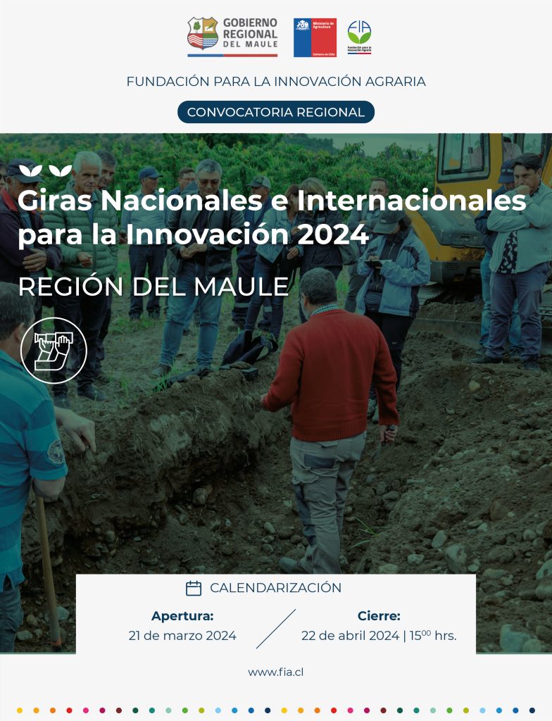 Giras de innovación para la Región del Maule 2024.