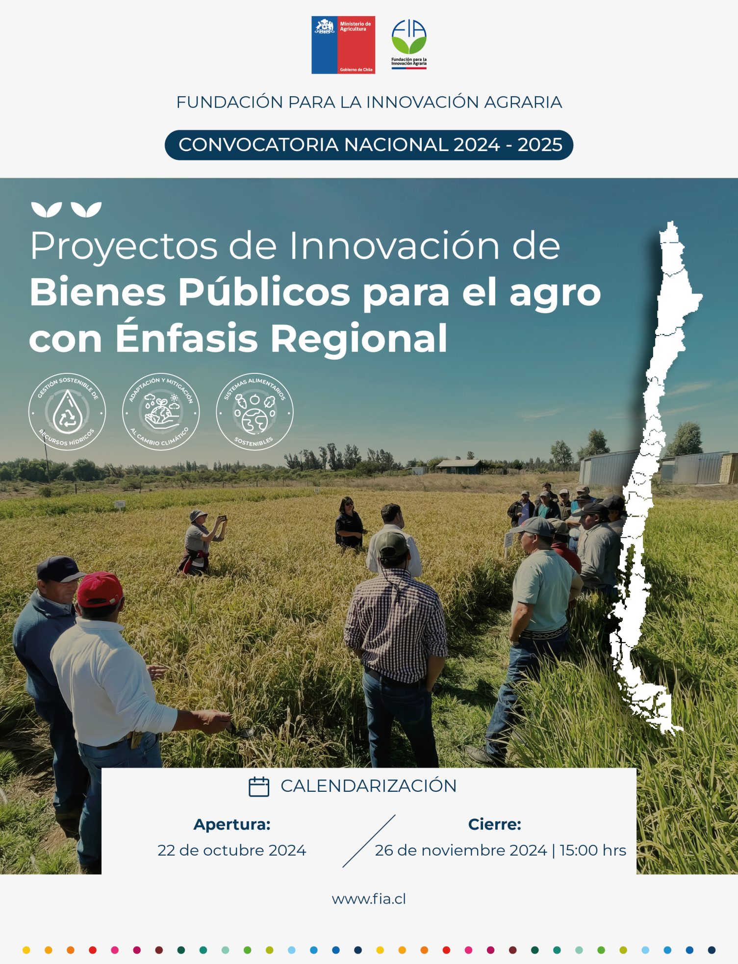 Convocatoria nacional de proyectos de innovación bienes públicos para el agro con énfasis regional 2024-2025 – Etapa 1