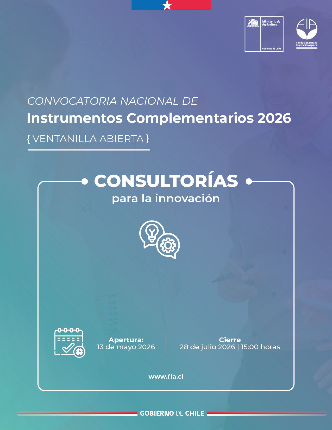 Consultorías para la innovación 2026. Ventanilla Abierta